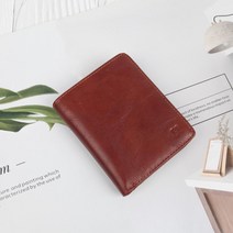 SBD_오일지중지갑 40대 남성 20대 30대 남자 반지갑 50대 아버지 슬림 남학생_sbd