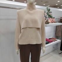 막스카라 넥 워머 레이어드 니트 M24QKR361ME