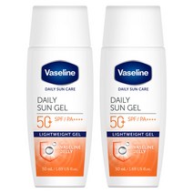 바세린 데일리 선 젤 자외선차단제 50ml / SPF50+PA++++, 2개