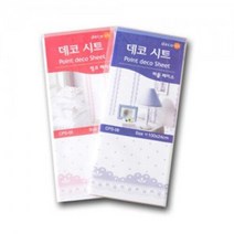 데코인 시트지 레이스 가구 벽지 리폼 5종, 옵션_물방울 그린