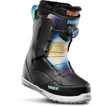 Thirtytwo 여성용 Zephyr BOA 스노우보드 부츠 블랙/블루/화이트 5, Black/Blue/White