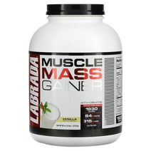 라브라다 뉴트리션 매스 게이너 바닐라 2722g labrada mass gainer