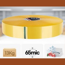 포장 테이핑기계 리필 러버테이프 1000m 5P 공장작업 사무용품 깔끔한재단, 1개, 1000M 투명 5P