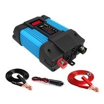 차량용인버터6000W 자동차 전원 인버터 LED 전압 용량 디스플레이 변압기 변환기 12V ~ 110/220V 듀얼 USB, 04 300W DC12V to 110V