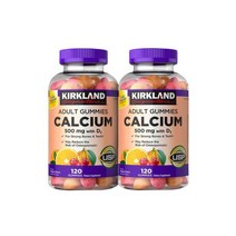 커클랜드 Krkland 칼슘 D3 120구미 x2통, Kirkland 칼슘 D3 120구미 x2통