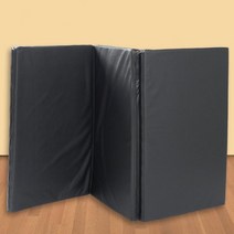 엔젤홈스 3단 2종 접이식매트리스 토퍼 접이식침대 바닥매트리스 수면매트 레자PU원단, 3단(대)레자블랙