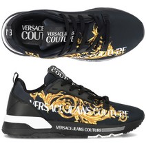 [베르사체진] 다이나믹 로고 73YA3SAA ZS457 G89 남성 스니커즈