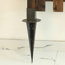 펜스 대문 설치 나무 울타리 담장 휀스 단독 주택, 뾰족 철제 발