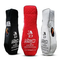 캐디 항공커버 여행 경량 골프 항공가방, 블랙