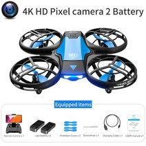 카메라드론 찰영용드론 V8 새로운 미니 드론 4K 1080P HD 카메라 WiFi 기압, 4K HD 카메라 2 B, 협력사
