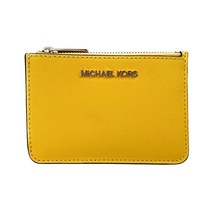 Michael Kors Jet Set 여행용 동전 지갑 버터. 동전 지갑