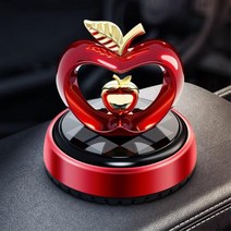신차 선물 커플 여성 사과 선물용차량용방향제 향기 냄새 탈취 데코 경차, 레드, 다우니 에이플프레쉬