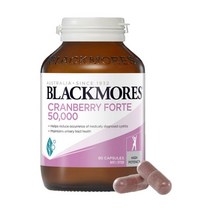 블랙모어스 Blackmores Cranberry Forte 50000mg 크랜베리 포르테 90캡슐, 1개