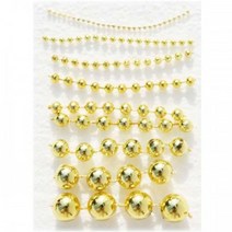 유니아트 원구슬체인줄-비즈롤 [SN:46EBC6#808], 현재상품선택, 금색:8007