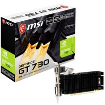 MSI 지포스 GT730 V1 D3 2GB LP 무소음 그래픽카드