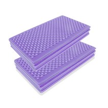 LIvingcodi[리빙코디] 1+1 리빙코디 국내산 2단 접이식 캠핑매트나들이 피크닉 (가방포함+2천원), 02.캠핑매트 바이올렛 2개(가방미포함)