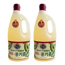 Cj 백설 식용유 1.8Lx2개