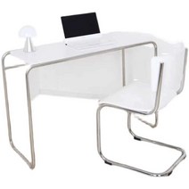 미드센츄리책상 철제책상1200 책상겸테이블, 화이트-120x60x75cm