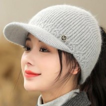 데이즈원 여성 모자 겨울 중년 여자 니트모자 항암 비니 골프모자