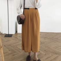 리얼이니 쉬폰주름롱스커트