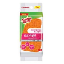 3M 스카치브라이트 제로스크래치 도트수세미 1입 NS, 단품, 단품