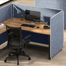 책상 가림막 사무실 파티션 펠트 가림판 칸막이 사무용 플렛 파티션, 스카이그레이