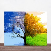 위메이크 페인팅 DIY 명화그리기 계절의 변화 50x40