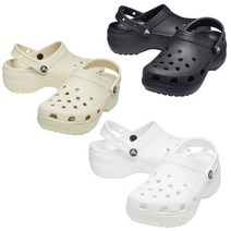 크록스 클래식 플랫폼 클로그 우먼 206750 3종