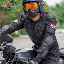 오토바이 자켓 오토바이옷프로 바이커 오토바이 아머 모터사이클 바디 프로텍터 보호 세트 모터 레이싱, 02 Asia SIZE L