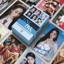 Kpop IVE-여름 러브 다이브 일레븐 LIZ Lomo 카드 인쇄 포토카드 엽서 패션 팬 선물 54 개/세트, [03] 3