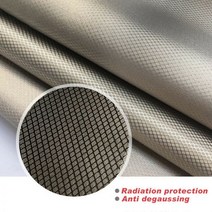 전문 방사선 차폐 패브릭 보호 전도성 RFID EMF 차단 패브릭 방사파/마이크로파 쉴드 패러데이 천, 2미터_145cm