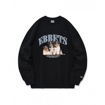 EBBETSFIELD 보더콜리 퍼피 맨투맨 블랙 EB2203CR37BK