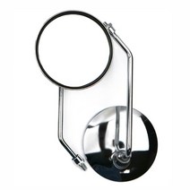 오토티엔 오토바이 바이크 스쿠터 튜닝 크롬 8mm 원형 백미러 HK-0014, 1개, 1개