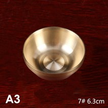 안성 유기 놋 그릇 반상기 세트 구리 티베트어 부처님 제자 공급 물 명상 미니 황동 컵 책상 장식 접시, c