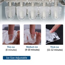 가정용 탄산수 제조기 풀세트 기계 메이커 소형 가정용 다기능 전기 제빙기 25KG 상업용 아이스 큐브 메이, 한개옵션0