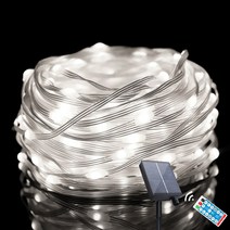 HK.SELL 삼선 빅큐빅 줄전구 20m 200구+리드선 3m, 태양열 공급-화이트