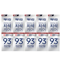 메디안 치석케어 치약 화이트 120g x 5개