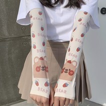 만화 인쇄 아이스 슬리브 야외 선 스크린 및 UV 보호 아이스 슬리브 아이스 실크 슬리브 암 가드 장갑 통기성 아이스 슬리브