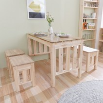 스텐딩테이블 이사벨 바테이블 1200x600x1020 아카시아 도장, 단품