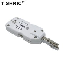 랜툴세트 Tishric 원래 클래식 짧은 krone lsa-plus 전문 통신 전화선 케이블 rj11 rj45 펀치 다운 네트워크 도구 키트
