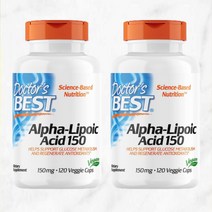 닥터스베스트 알파리포산 150mg 120캡슐 2병, 120정, 2개