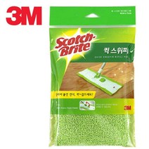스카치 퀵스위퍼 봉걸래 극세사 리필p 막대물걸레 물걸레밀대, 1개