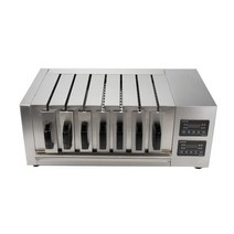 케밥 기계 220V 전기 고기 꼬치 난방 그릴 스테인레스 스틸 바베큐 오븐 상업 가정용, 03 7 drawers_03 AU
