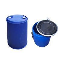 플라스틱 드럼통 200L PVC 공드럼통, 플라스틱 드럼통 200L/중고(마개형 뚜껑)