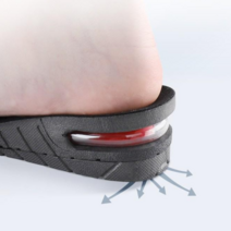 지니홀딩스 고급 키높이 에어깔창 반깔창 속굽 남성 키높이깔창 쿠션깔창 3cm 4.5cm 6cm
