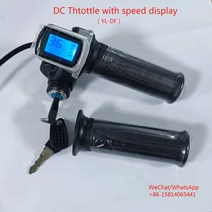 전기자전거부품 24V 36V LCD 속도 디스플레이 스로틀 전기 자전거용 터닝 가속기 스쿠터 모터바이크용, 02 24V Throttle, 한개옵션1