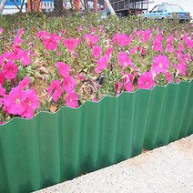 잔디 테두리 꽃밭 정원 미니 울타리 파티션 칸막이 흙막이 분리 펜스, 15cm