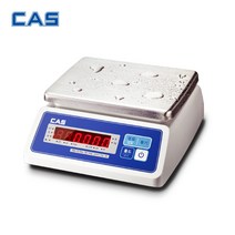 CAS 카스 방수 전자저울 SWII-15EW 15kg (5g) LED 충전지타입 방수저울 수산시장 계량