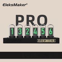 진공관시계 탁상시계 RGB 글로우 튜브 시계, 2.EM | EleksTube IPS PRO [미드나잇