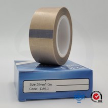 테프론테이프 0.13T - 25mm 다양한 사이즈 고온내열 해라테이프 실링기 씰링테입